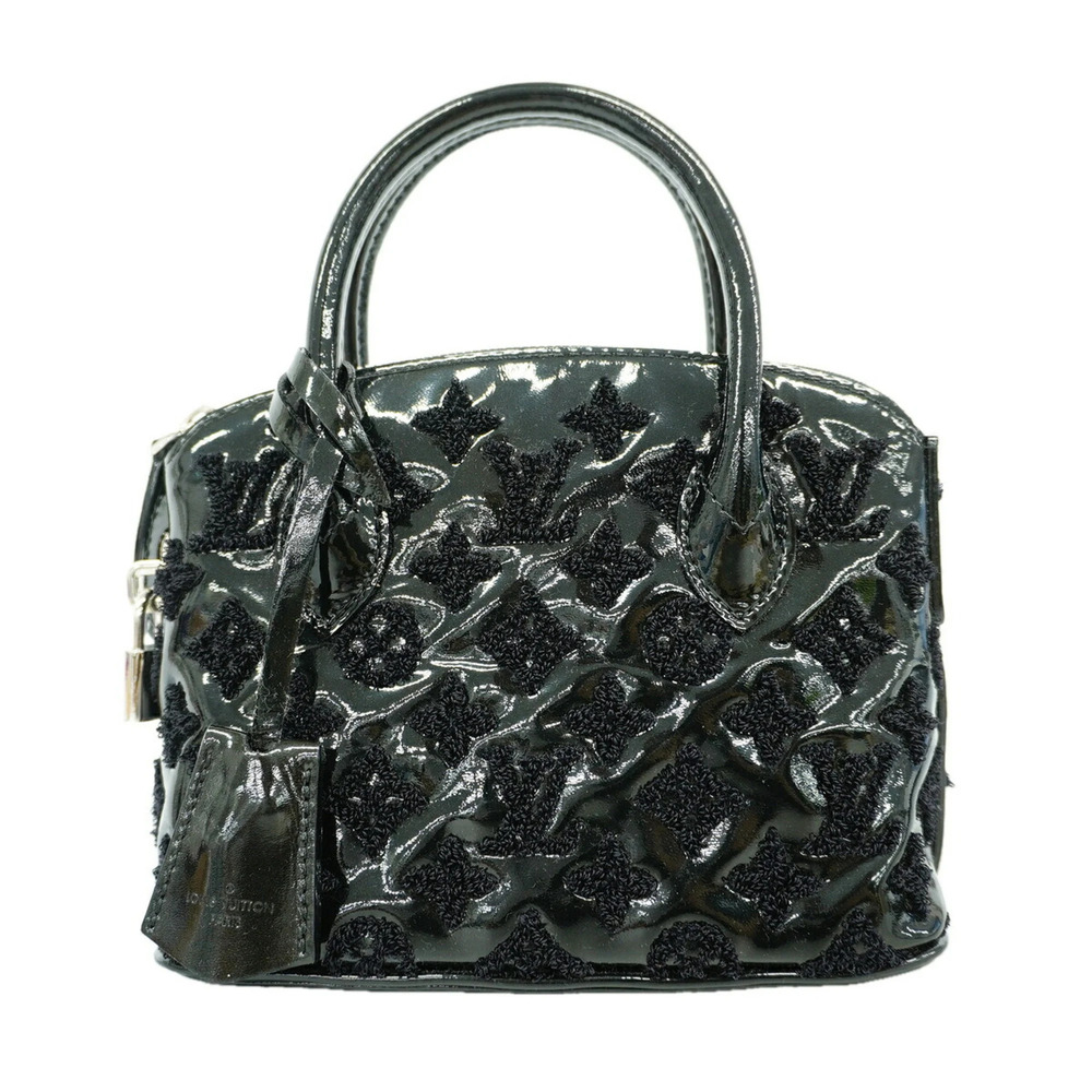 Louis Vuitton Monogram Vernis Lockit BB Bouclette Handbag M40770 Noir (Women's)